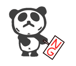 A usual panda sticker #1963135
