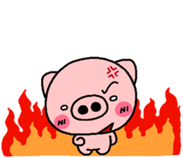pig heart 9 sticker #1963173