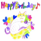 The life with a serious cat sticker #1963197