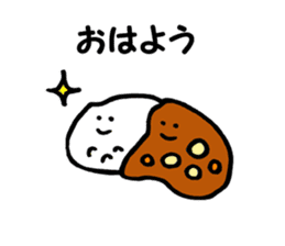 Curry-and-rice sticker #1964357