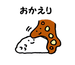 Curry-and-rice sticker #1964366