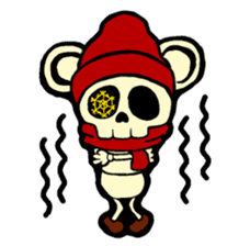 Skull Punk Rock Mouse and rabbit sticker #1964472