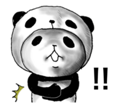 panda in panda 3 sticker #1964883