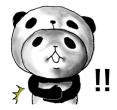 panda in panda 3 sticker #1964883
