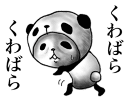 panda in panda 3 sticker #1964914
