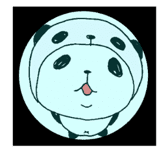 panda in panda 3 sticker #1964916