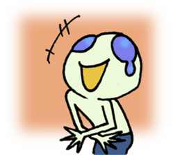 Alien in the neighborhood! sticker #1965201