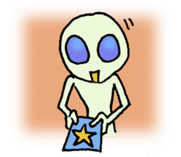 Alien in the neighborhood! sticker #1965202