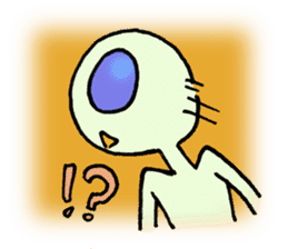 Alien in the neighborhood! sticker #1965205