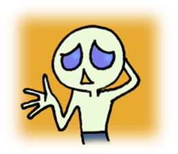 Alien in the neighborhood! sticker #1965208