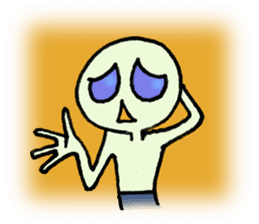 Alien in the neighborhood! sticker #1965208