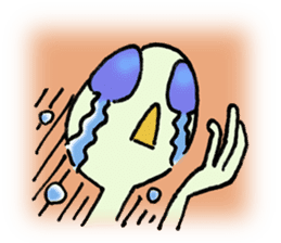 Alien in the neighborhood! sticker #1965211