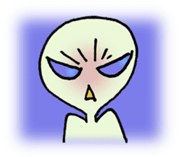 Alien in the neighborhood! sticker #1965214