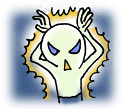 Alien in the neighborhood! sticker #1965217