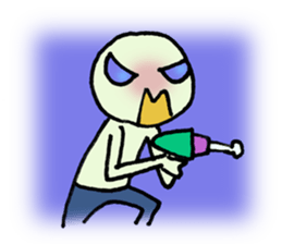 Alien in the neighborhood! sticker #1965218