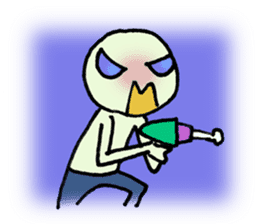 Alien in the neighborhood! sticker #1965218