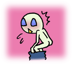 Alien in the neighborhood! sticker #1965220