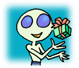 Alien in the neighborhood! sticker #1965226