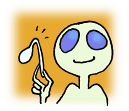 Alien in the neighborhood! sticker #1965227