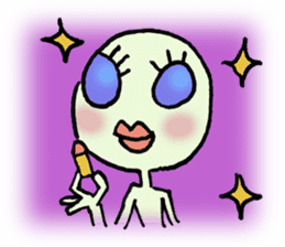 Alien in the neighborhood! sticker #1965229