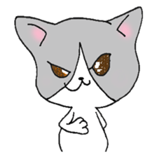 orange and hachiware sticker #1965440