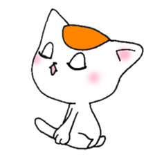 orange and hachiware sticker #1965447