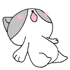 orange and hachiware sticker #1965454