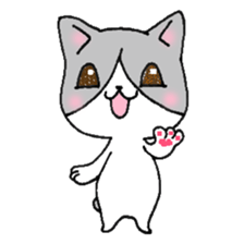 orange and hachiware sticker #1965462