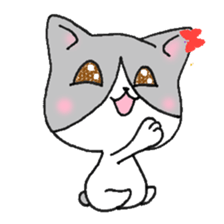 orange and hachiware sticker #1965468