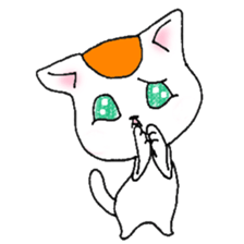 orange and hachiware sticker #1965469