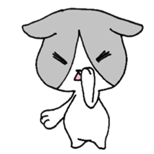 orange and hachiware sticker #1965470