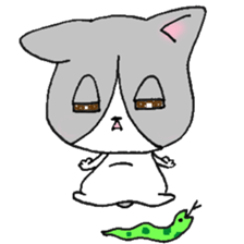 orange and hachiware sticker #1965476