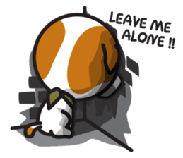 The Cash~funny dog jumping to the world~ sticker #1965501