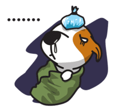 The Cash~funny dog jumping to the world~ sticker #1965508