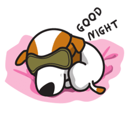 The Cash~funny dog jumping to the world~ sticker #1965512