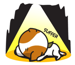 The Cash~funny dog jumping to the world~ sticker #1965513