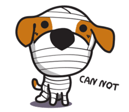 The Cash~funny dog jumping to the world~ sticker #1965516