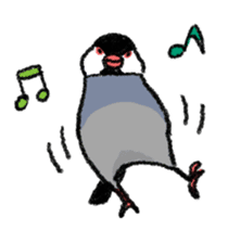 Java sparrow 's Sticker sticker #1965617