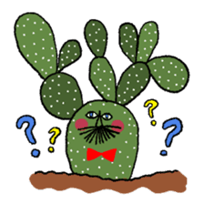 Sticker of strange cactus sticker #1966400