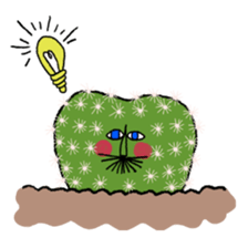 Sticker of strange cactus sticker #1966401
