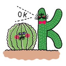 Sticker of strange cactus sticker #1966405