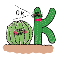Sticker of strange cactus sticker #1966405