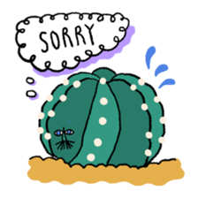 Sticker of strange cactus sticker #1966407
