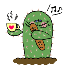 Sticker of strange cactus sticker #1966408
