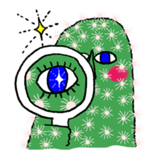 Sticker of strange cactus sticker #1966410