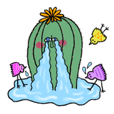 Sticker of strange cactus sticker #1966411