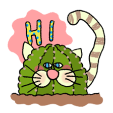 Sticker of strange cactus sticker #1966419