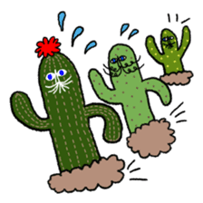 Sticker of strange cactus sticker #1966420