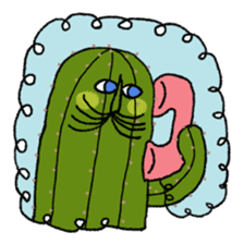 Sticker of strange cactus sticker #1966421