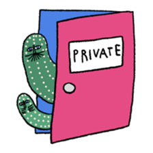 Sticker of strange cactus sticker #1966426